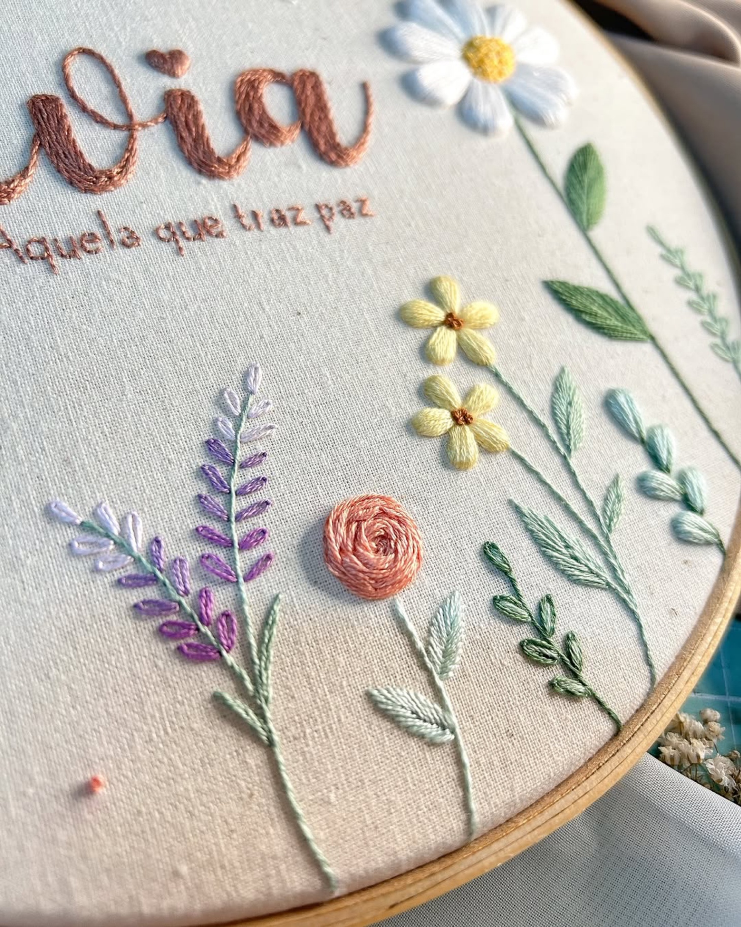 Bastidor floral personalizado